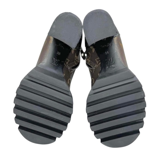 Louis Vuitton Black and Brown Women's Boots - Picture 5 of 8